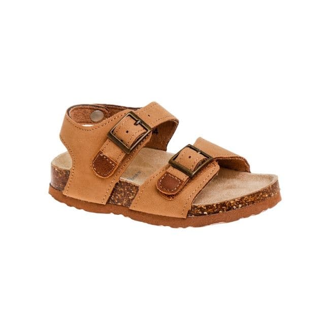 Rugged Bear Buckle Boys footbed sandals