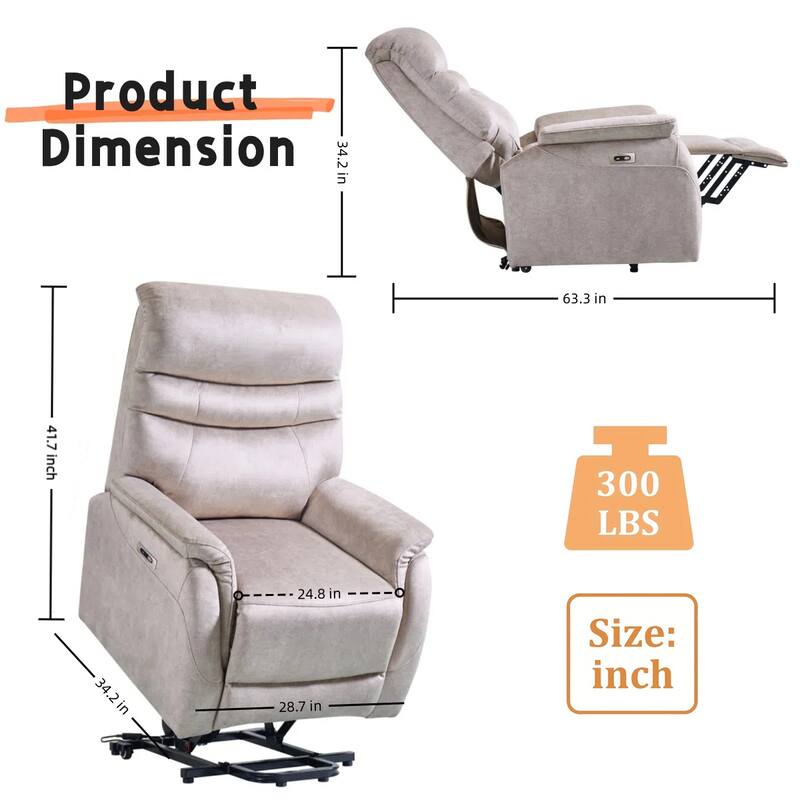Rocking Swivel Recliner Chair for Living Room