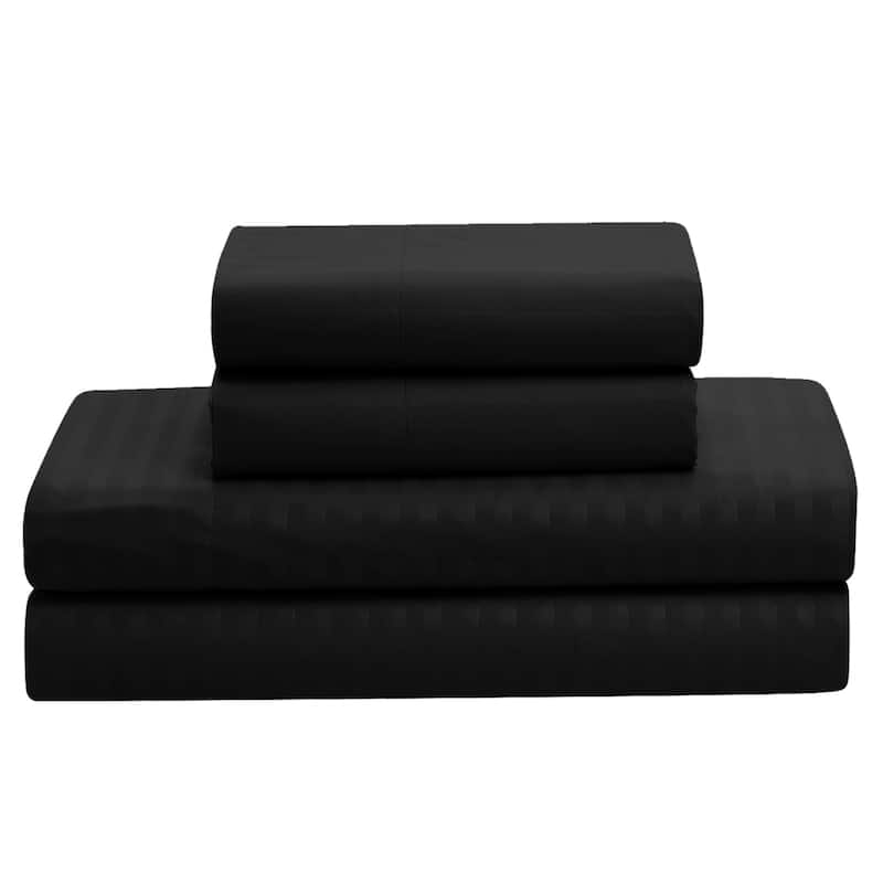 Soft Dobby 8-piece Striped Down Alternative Bed-in-a-Bag Set w/ Sheets