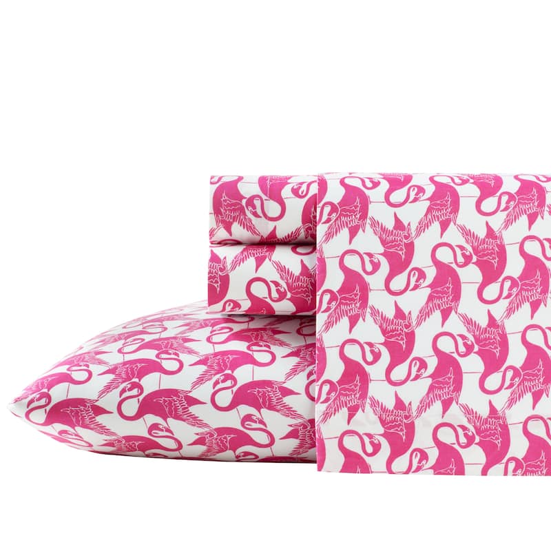 Poppy & Fritz Cotton Percale Printed Bed Sheet Sets