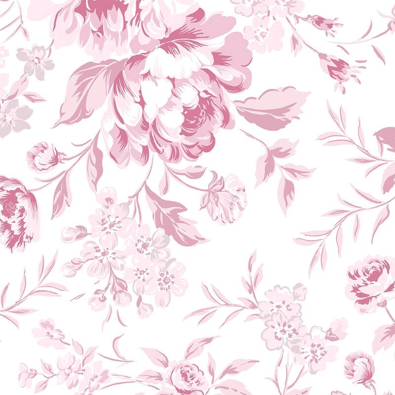 Shabby Chic by Rachel Ashwell Romantic Rose Pink Wallpaper