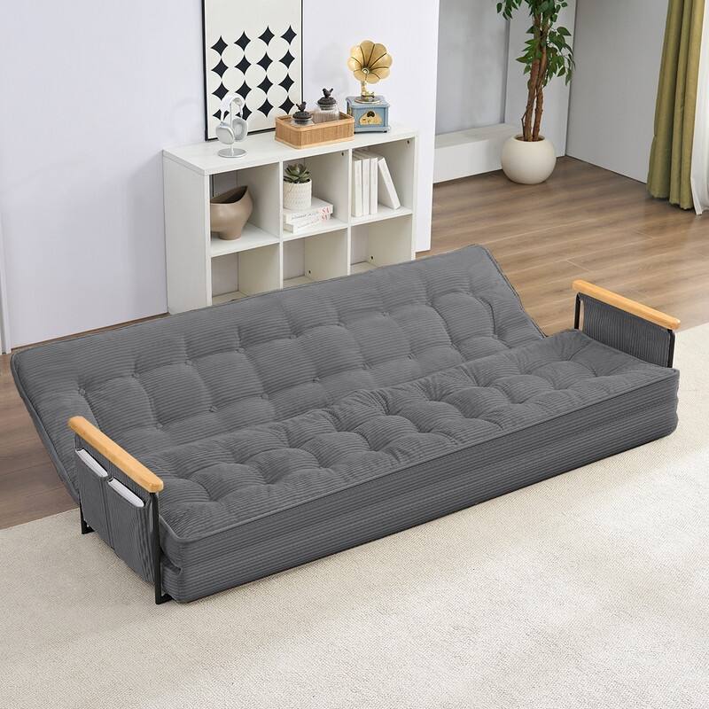 Mixoy Muti-Functional Folding Floor Sofa Bed,3-Seater,2-Seater,1-Seater Lazy Futon Sofa with 6 Position Adjustable Backrest