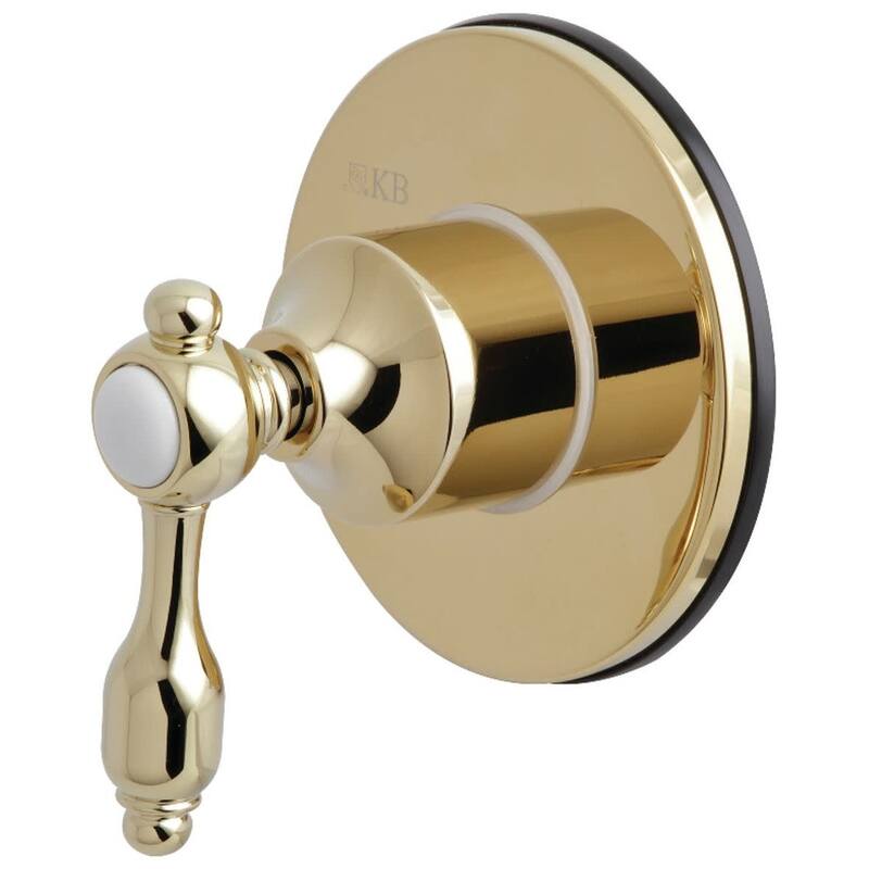 Kingston Brass Tudor Single Handle 3 Function Diverter Valve Trim - Polished Brass