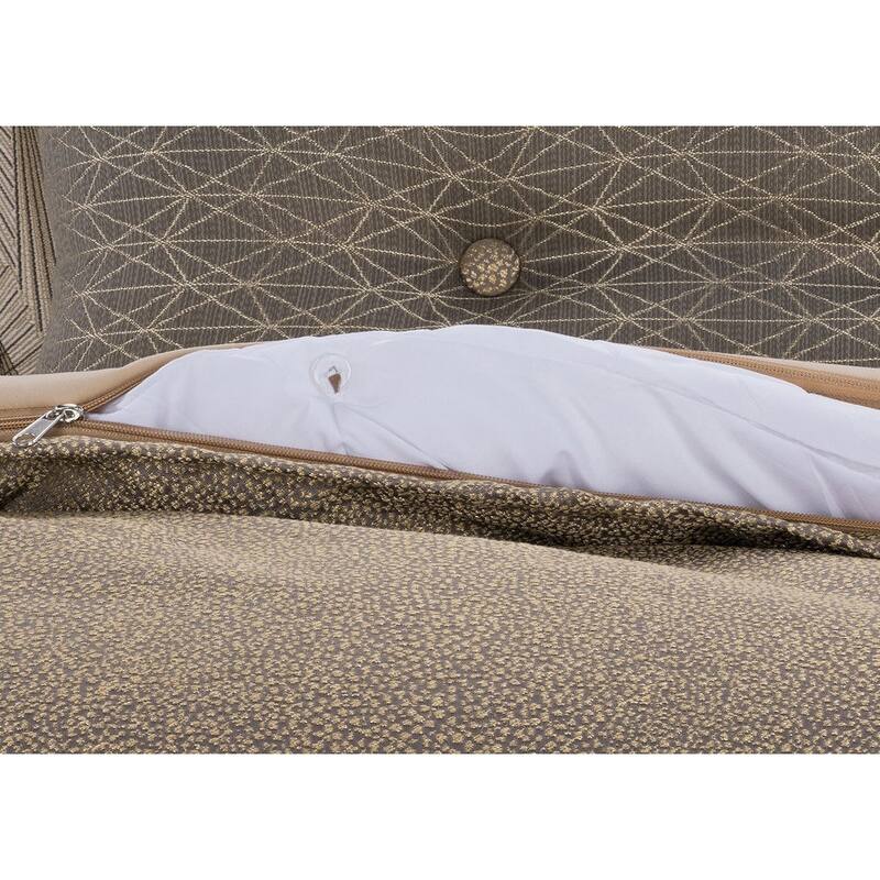 F Scott Fitzgerald Effervescent Spa Luxury Duvet Cover and Insert Set