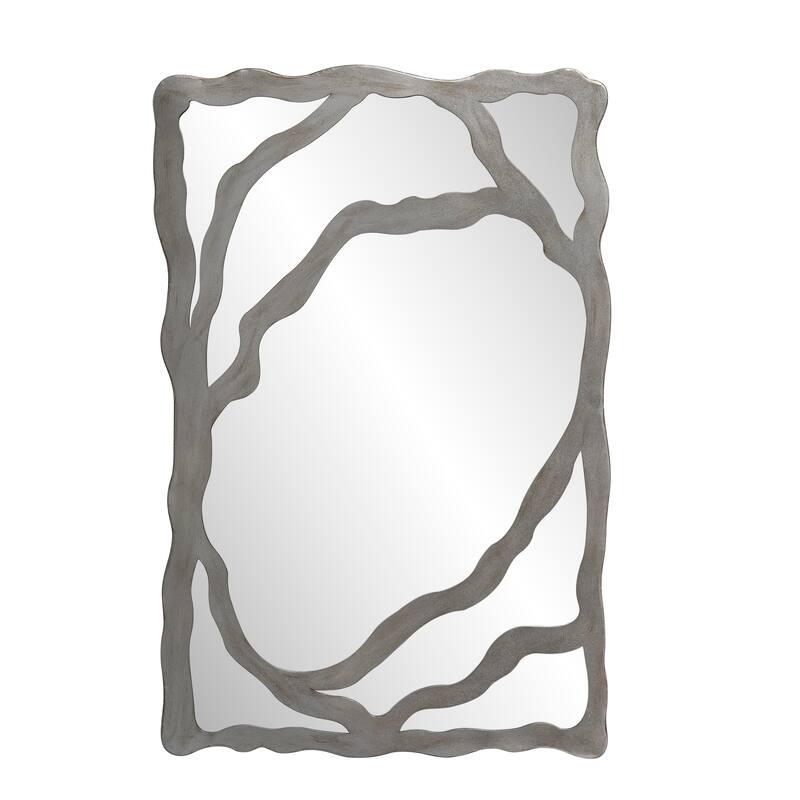 39" Metal Accent Wall Mirror - 39.4"×25.6"