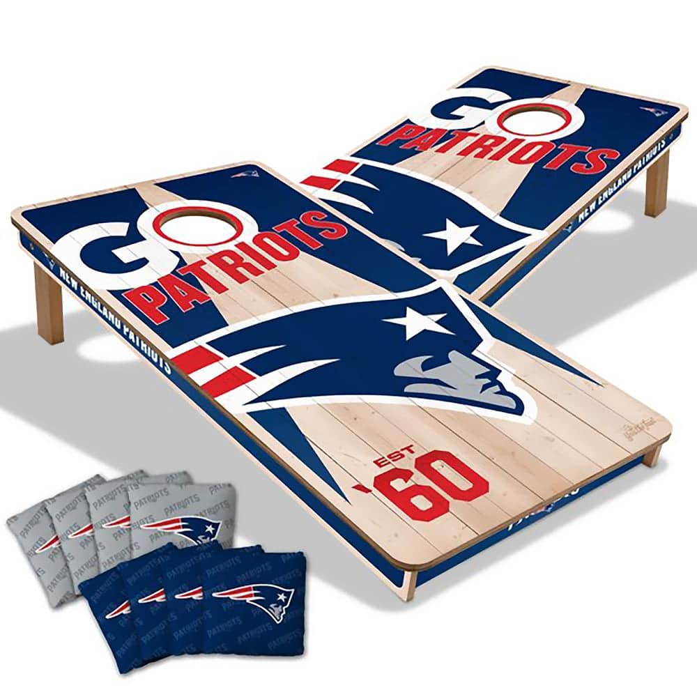 New England Patriots NFL 2x4 Cornhole Board Set