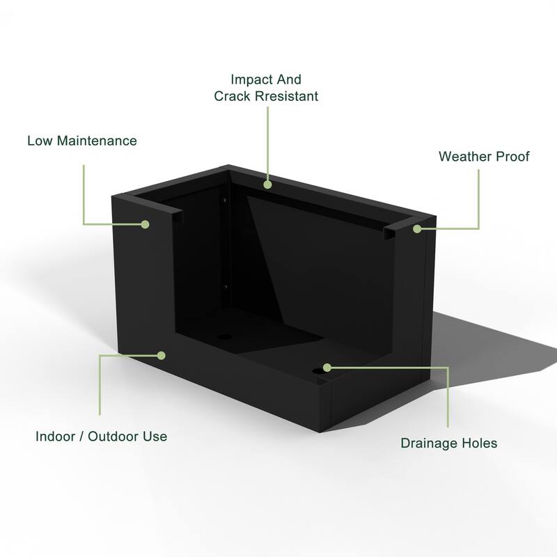 Metal Planters for Outdoor Plants Planter Box