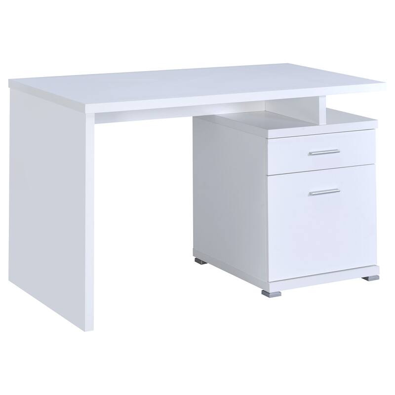 Irving 2-drawer Office Desk with Cabinet
