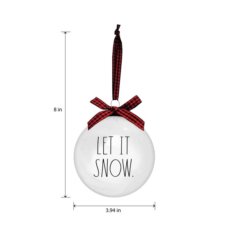 Rae Dunn Set of 2 CHRISTMAS Ornaments