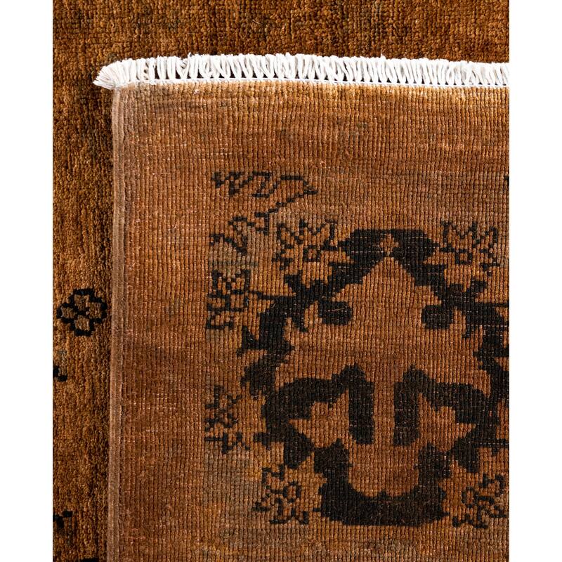 Overdyed One-of-a-Kind Hand-Knotted Area Rug - Brown - 5' 2" x 7' 10"