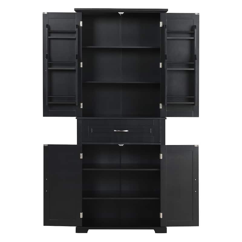 Bathroom Storage Cabinet with Doors and Drawer