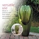 preview thumbnail 32 of 39, Alpine Corporation 33" Tall Ceramic Jar Fountain with LED Light