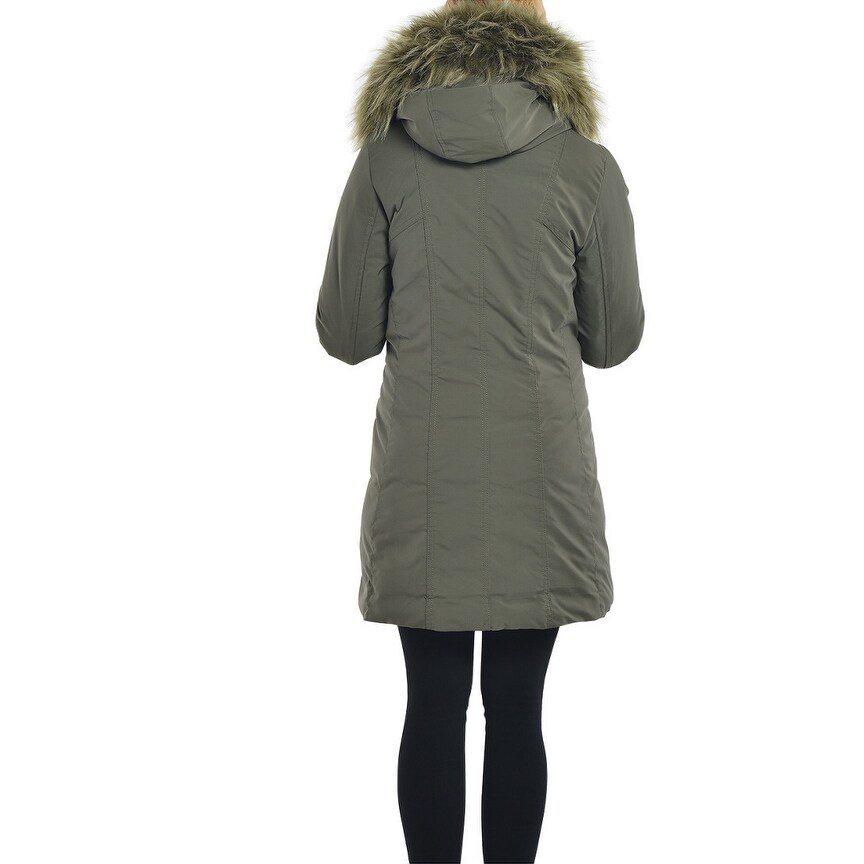 levis hooded down parka