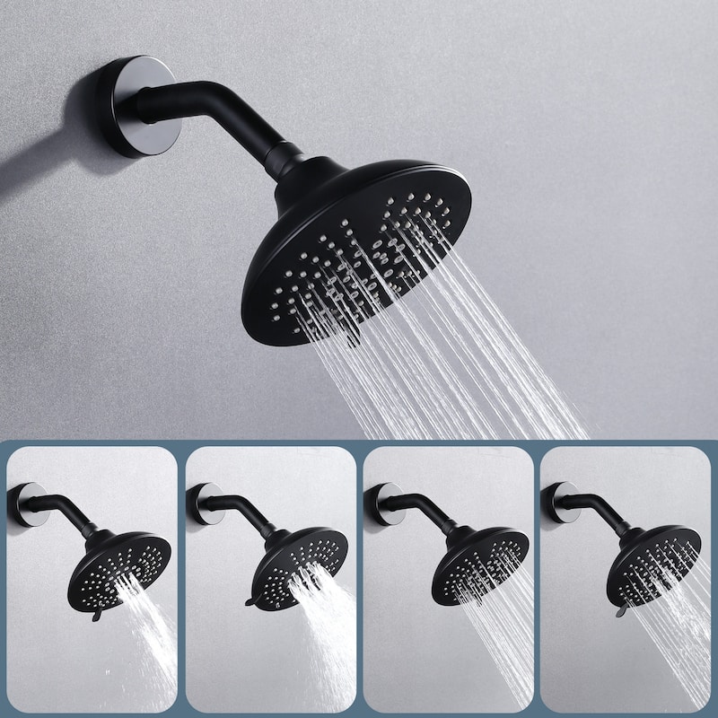 WOWOW Single Handle 5-Spray Shower Faucet with Valve