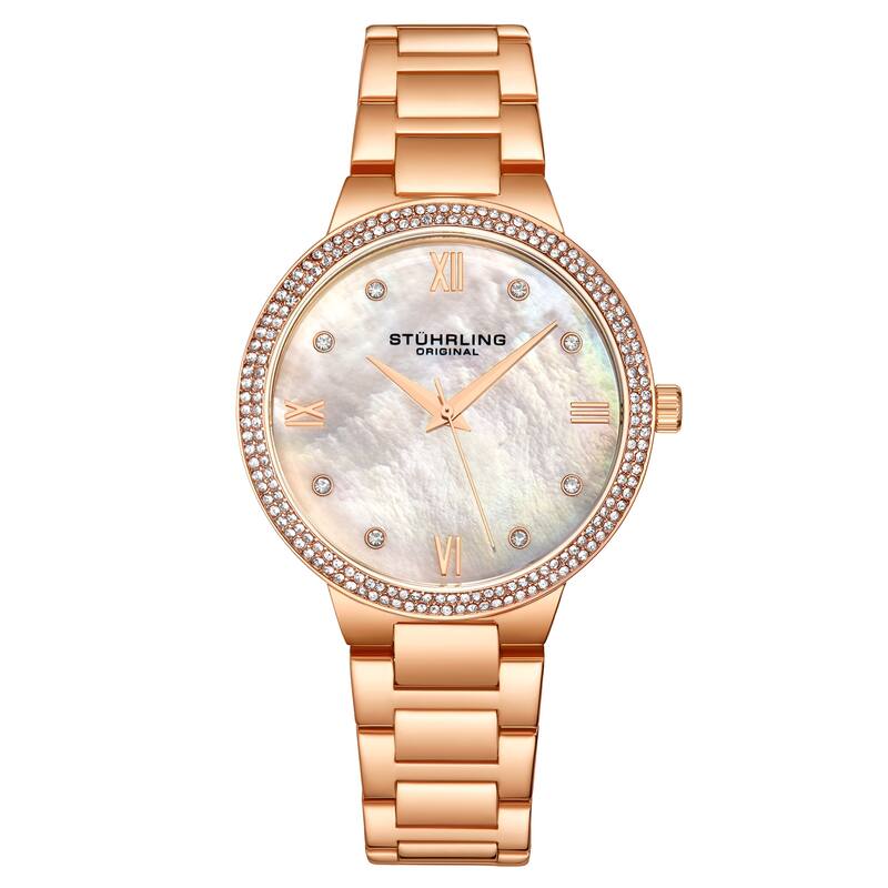 Stuhrling Original Carrara 3907 Quartz 38mm Classic - Pink