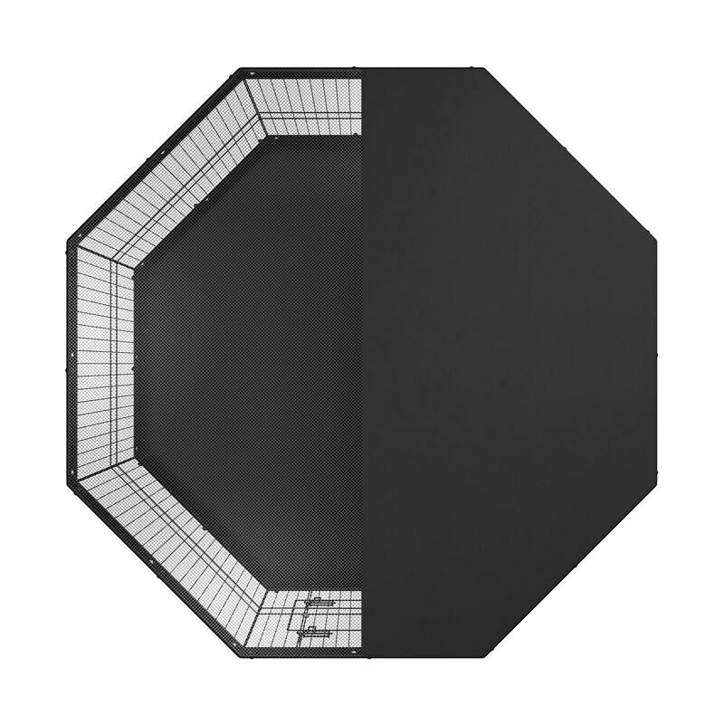 Foldable Dog Playpen 8 Panel Metal Fence for Small Medium Pets 24 Inch - With-Cover