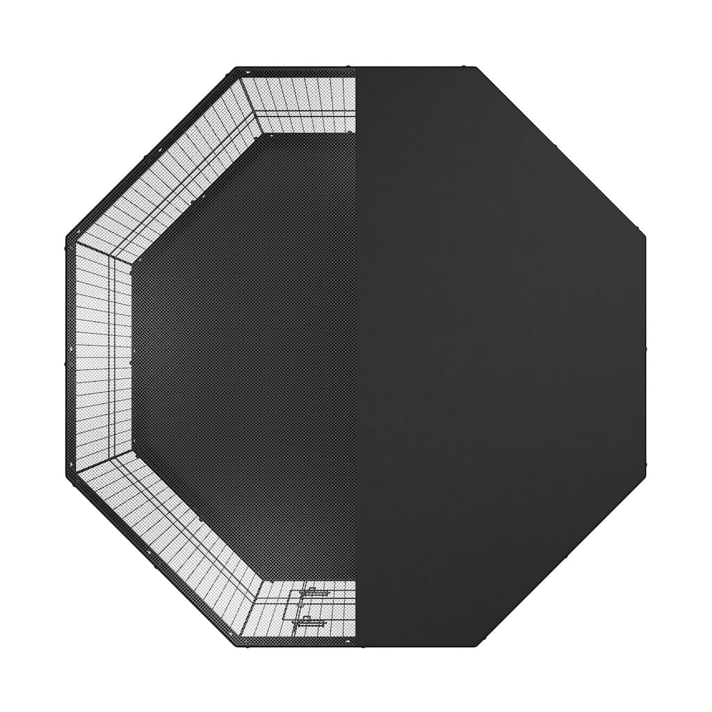 Foldable Dog Playpen 8 Panel Metal Fence for Small Medium Pets 24 Inch