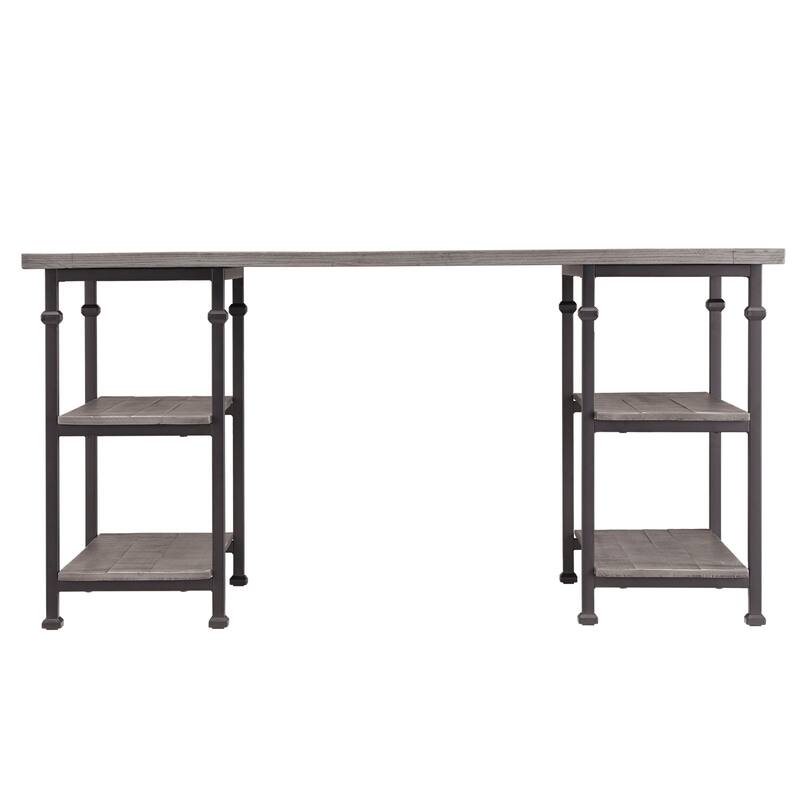 Myra Vintage Industrial Storage Desk by iNSPIRE Q Classic