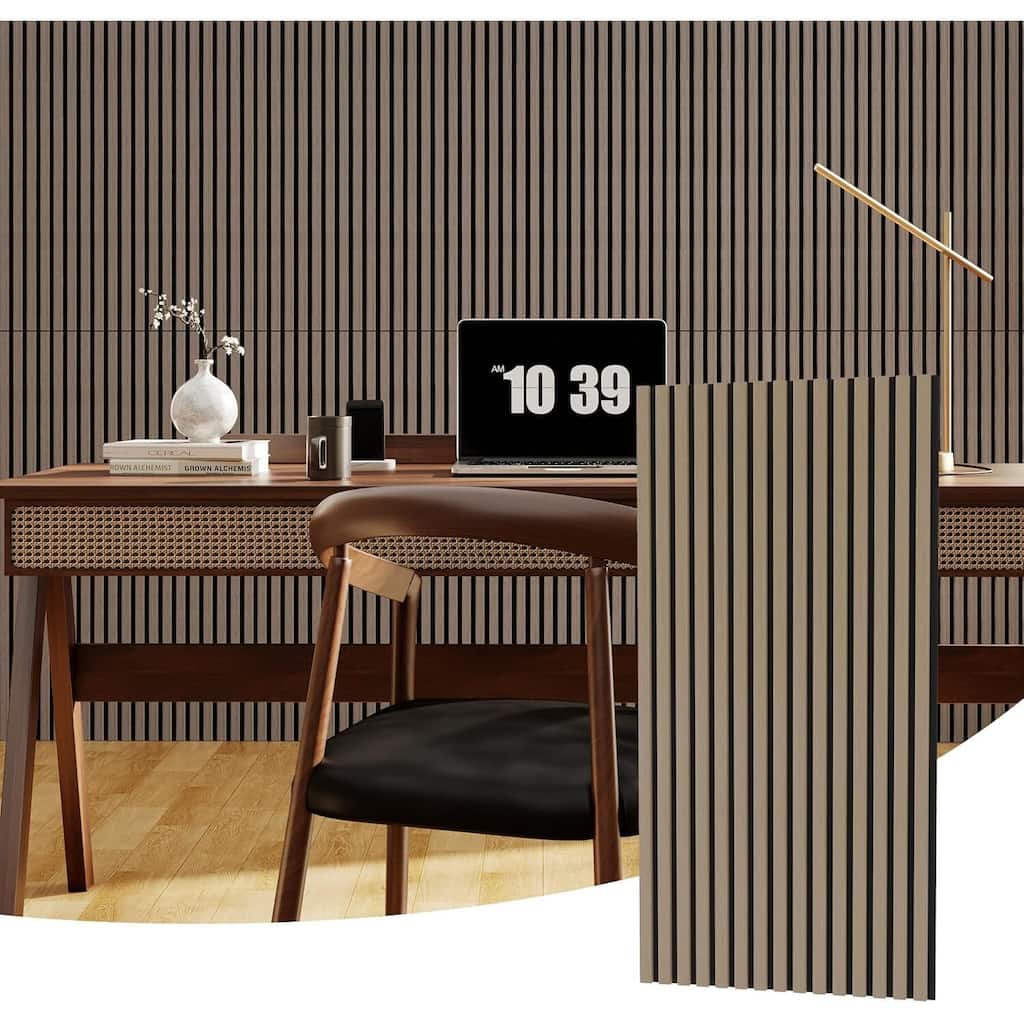 3D Fluted Wood Slat Acoustic Panels