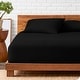 preview thumbnail 22 of 25, Bare Home Deep Pocket Fitted Sheet & Pillowcase Set, Hypoallergenic King - Black