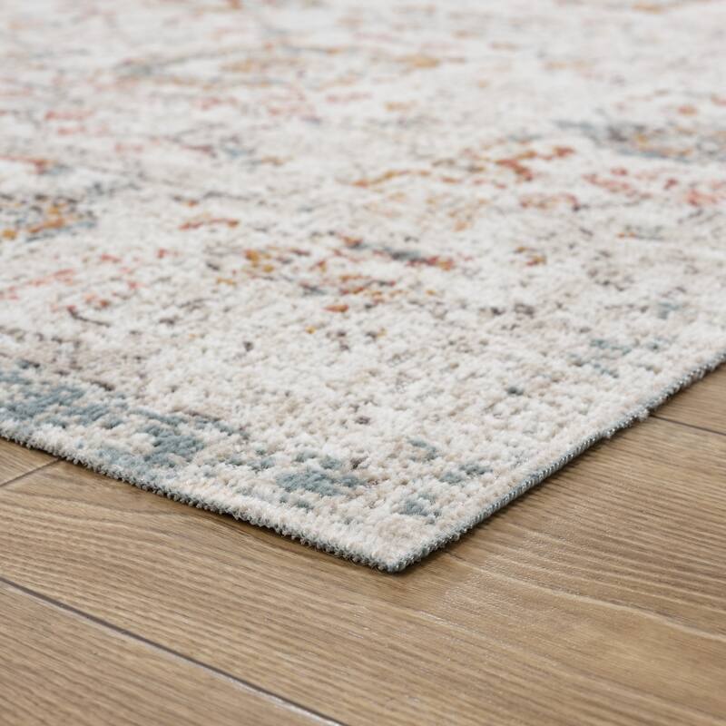 Sevita Caramel Botanical Area Rug