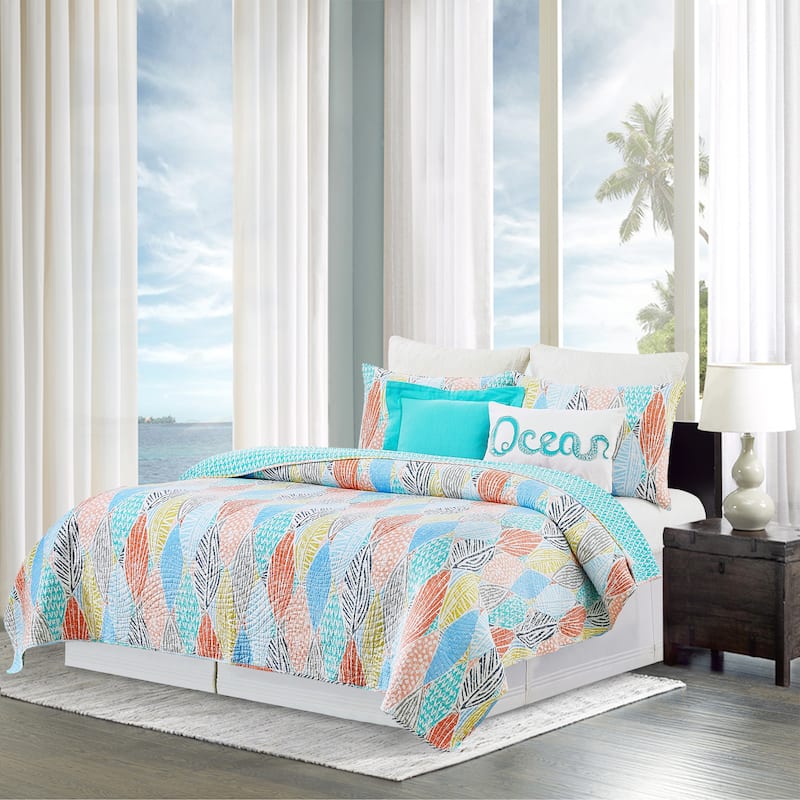 Surfside Sound Cotton Quilt Set