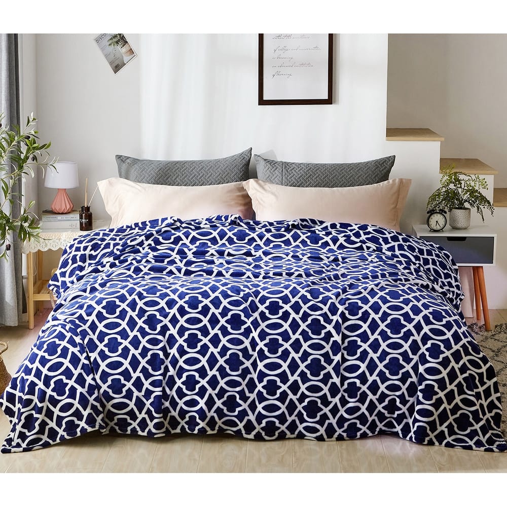 Luxuriously Velvety Plush Blanket Soft Lightweight Blanket