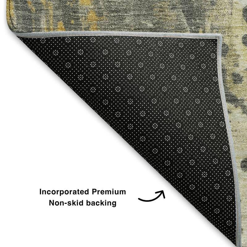 Premium Washable Super Soft Abstract Modern Mayfield Rug