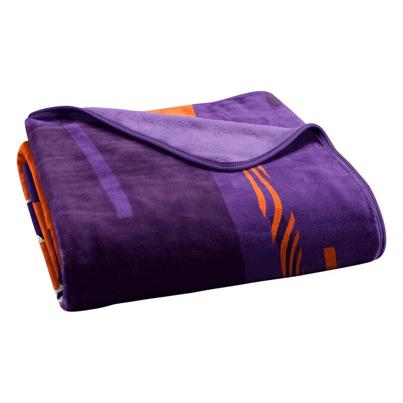NCAA Clemson Tigers Digitize Raschel Throw Blanket