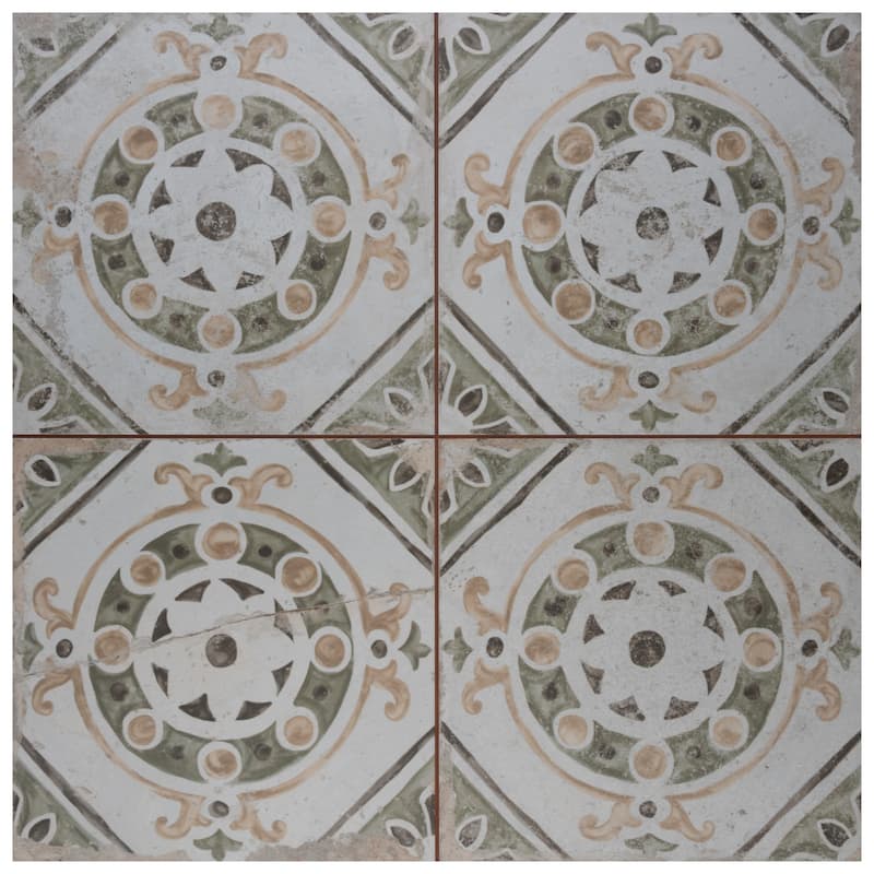 Merola Tile Kings Porto Iria 17-5/8" x 17-5/8" Ceramic Floor and Wall Tile