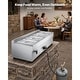 preview thumbnail 40 of 40, UIMOSO Commercial Propane Steam Table,LP Gas Outdoor Soup Warmer with Drain Valve and Wheels,Stainless Steel Propane Food Warmer