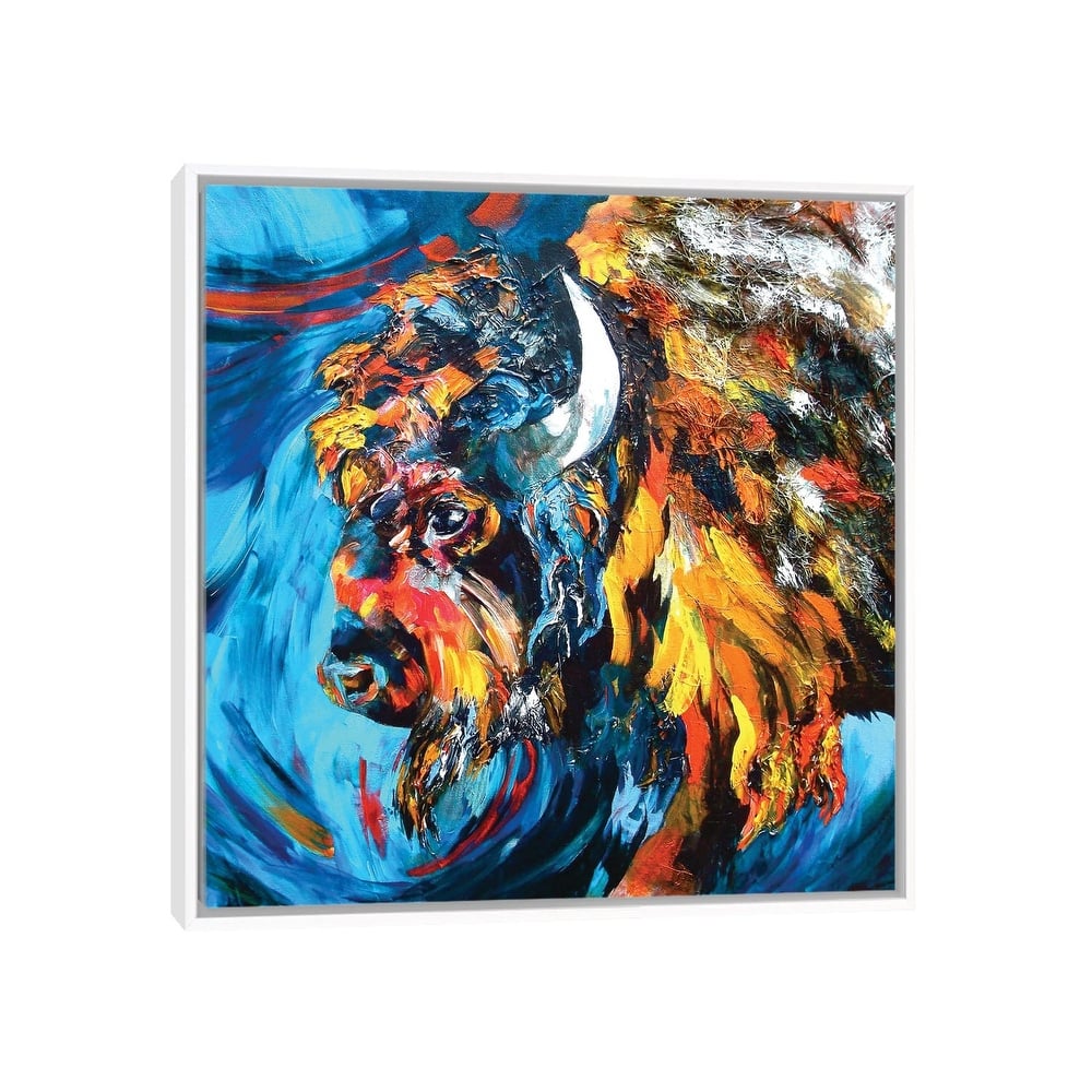 iCanvas "Buffalo" by Lindsey Dahl Framed Canvas Print