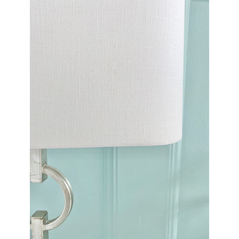 Elaina Table Lamp with Iron and Crystal Shade