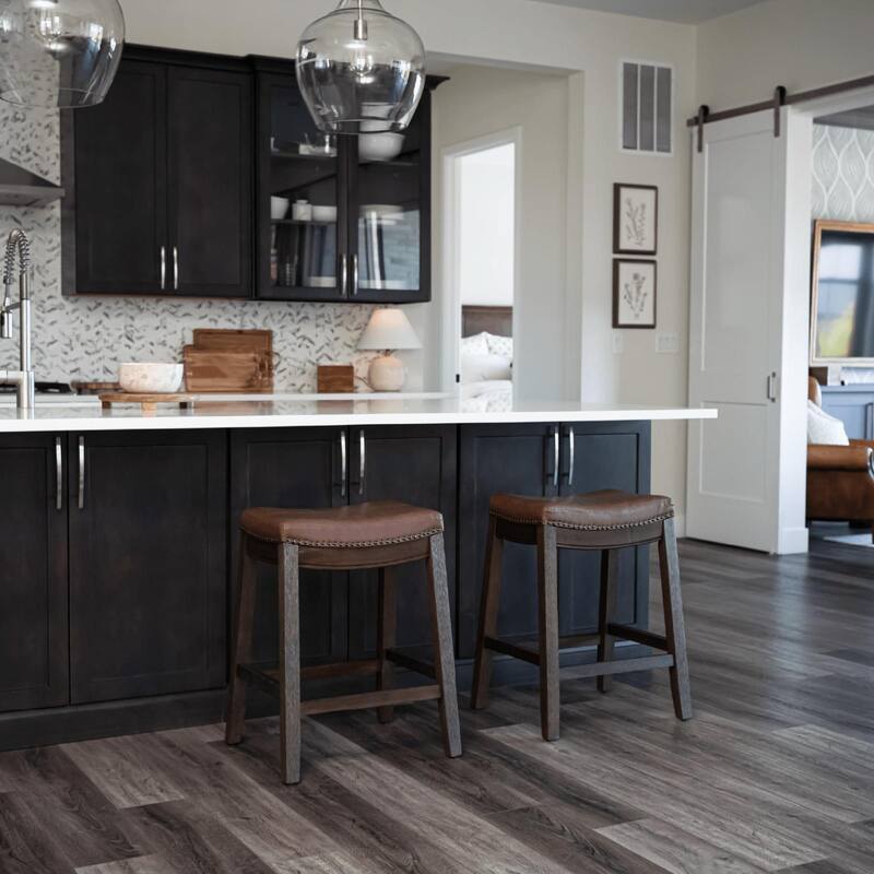Maven Lane Sophia Saddle Kitchen Dining Stool