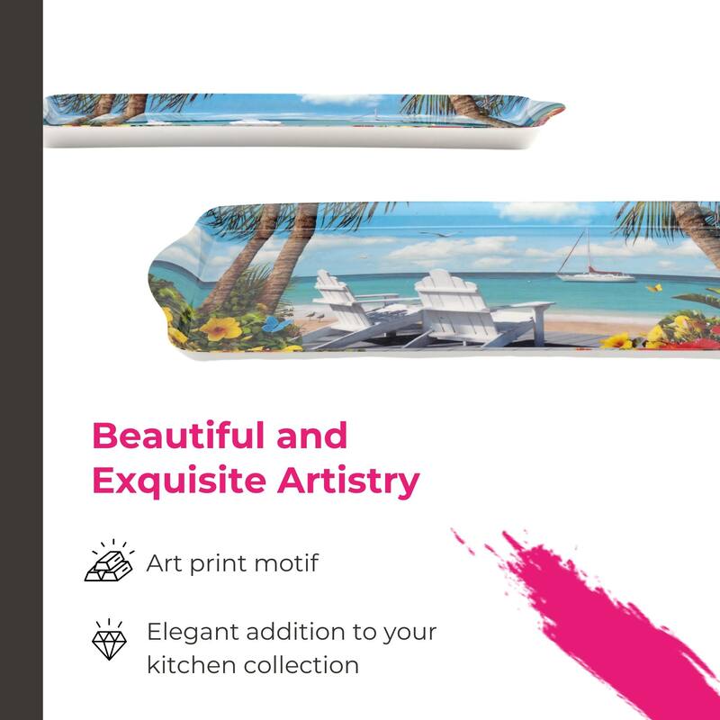 Pimpernel In The Sunshine Melamine Sandwich Tray - 15.25" x 6.5"