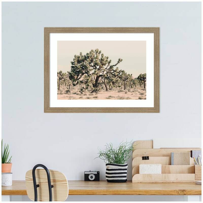 Kate and Laurel Joshua Tree No. 1 by Alicia Bock Framed Wall Art Print