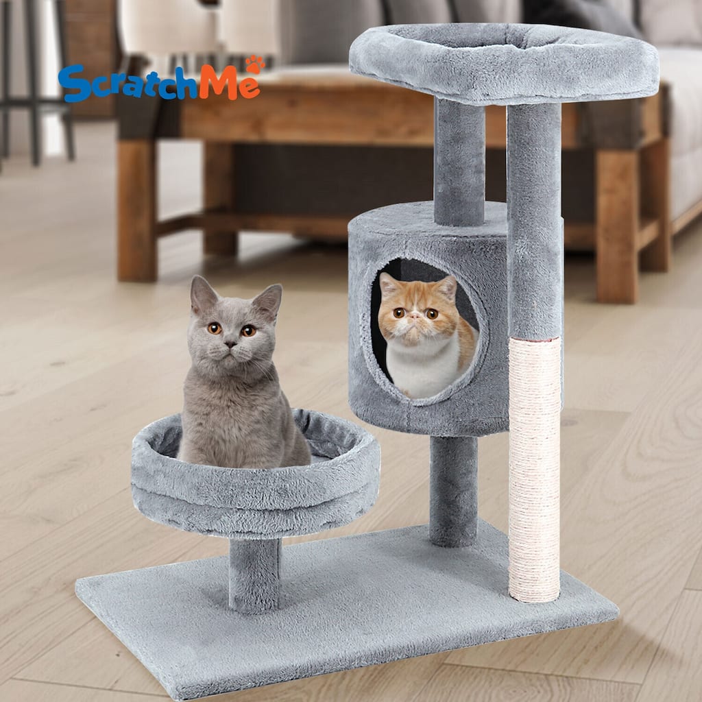 Cat Tree with Platform and Scratching Posts, Cat Tower