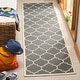 preview thumbnail 13 of 111, SAFAVIEH Courtyard Kathy Indoor/ Outdoor Waterproof Patio Backyard Rug 2'3" x 10' Runner - Anthracite/Beige