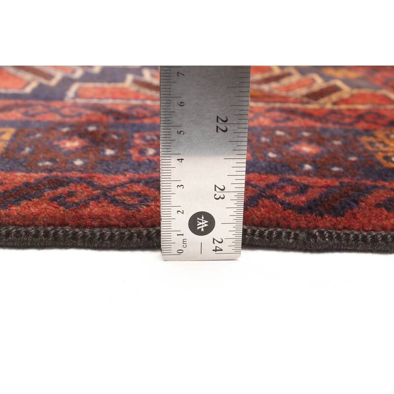 ECARPETGALLERY Hand-knotted Teimani Dark Navy Wool Rug - 3'7 x 6'2