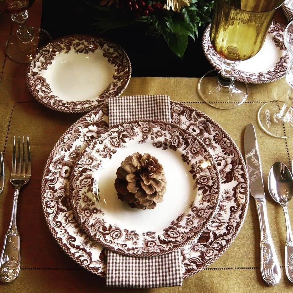 Spode Delamere Plate Set of On Sale Overstock 38394885