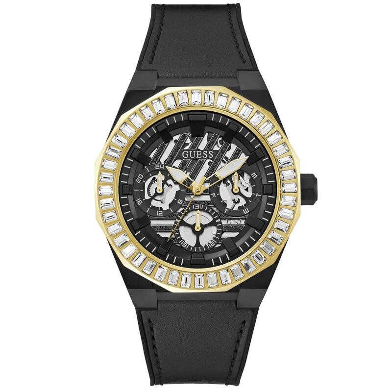 Guess Men's Black Round Dial Analog Black Dial Watch - GW0567G1 - 6 (36)