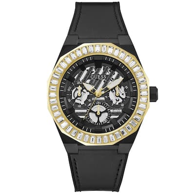 Guess Men's Black Round Dial Analog Black Dial Watch - GW0567G1 - 6 (36)
