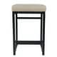 preview thumbnail 31 of 34, HomePop Open Back Metal 24" Counter Stool - 24 inches - 24 inches