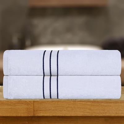 Turkish Cotton Heavyweight Bath Sheet Set of 2 by Superior