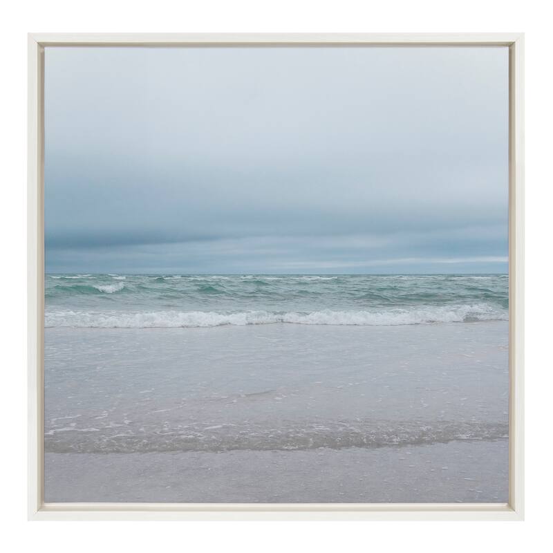Kate and Laurel Sylvie Lifes a Beach Framed Canvas by Stephanie Klatt