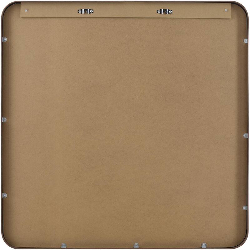 Livabliss Aranya Modern Aluminum Square Accent Mirror