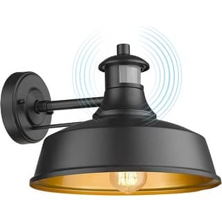 Motion Sensor Outdoor Barn Light - Farmhouse Dusk to Dawn Wall Sconce