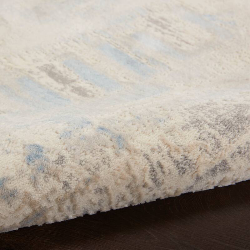 Nourison Solace Contemporary Distressed Abstract Area Rug