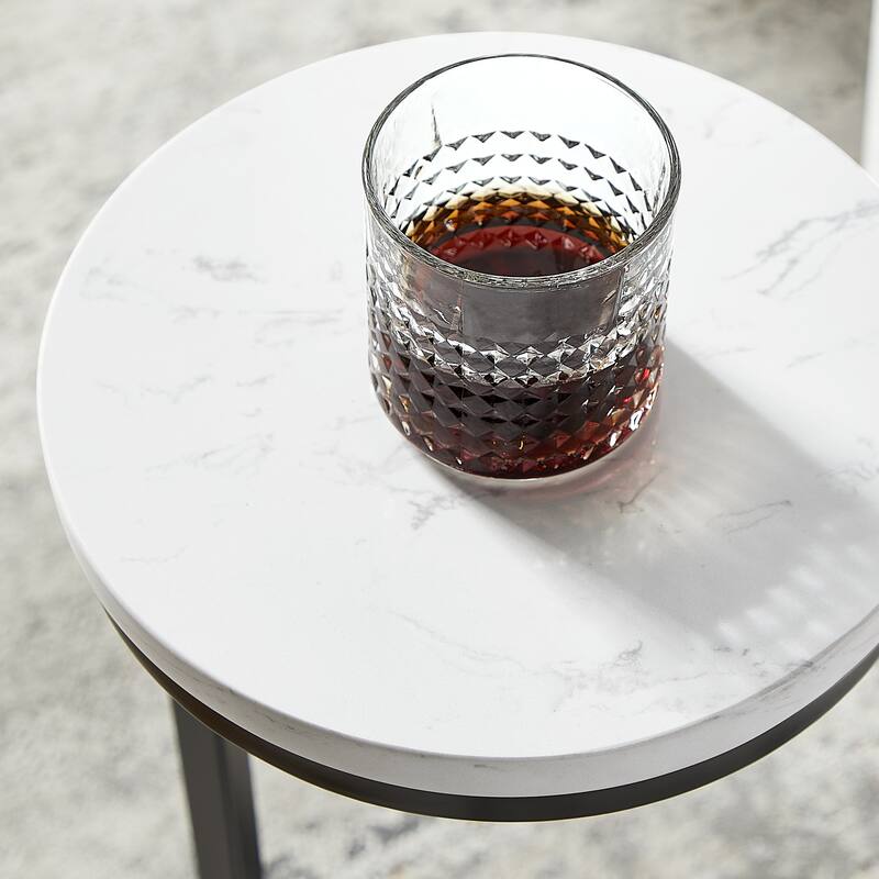 Cerro Round Metal Accent Table