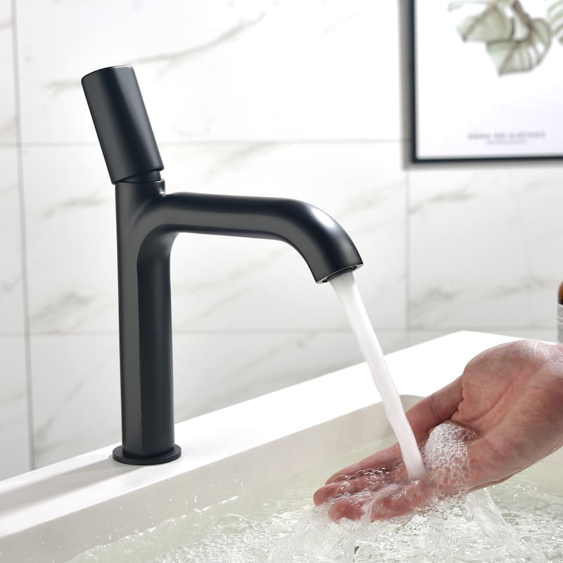 Single Handle Single Hole Bathroom Sink Faucet
